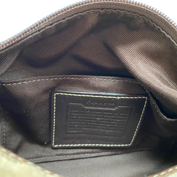 Coach RARE Patchwork Purse, Leather & Suede - Picture 7 of 7